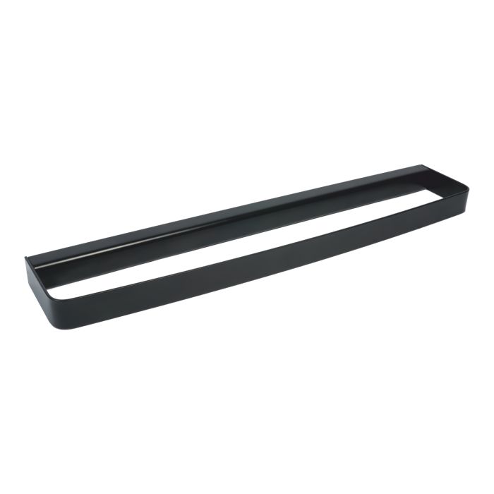 Porta Asciugamani 45 a Parete Nero Opaco in Acciaio Verniciato, leghe metalliche, SAN e ABS Mod. 25 Black main product photo