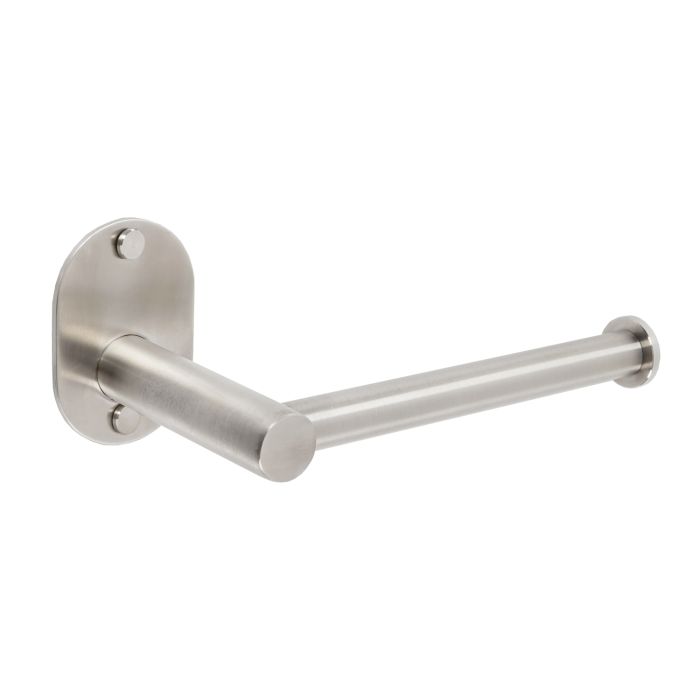 Porta Rotolo Aperto a Parete Acciaio Spazzolato in Acciaio Inox Aisi 304 Spazzolato Mod. Blizz main product photo