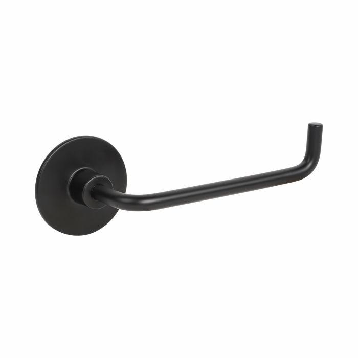 Porta Rotolo Aperto a Parete Nero Opaco in Acciaio Verniciato, leghe metalliche, SAN Mod. Wind Black main product photo