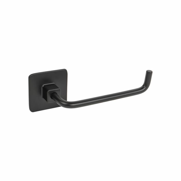 Porta Rotolo Aperto a Parete Nero Opaco in Acciaio Verniciato, leghe metalliche e SAN Mod. Cold Wind Black main product photo