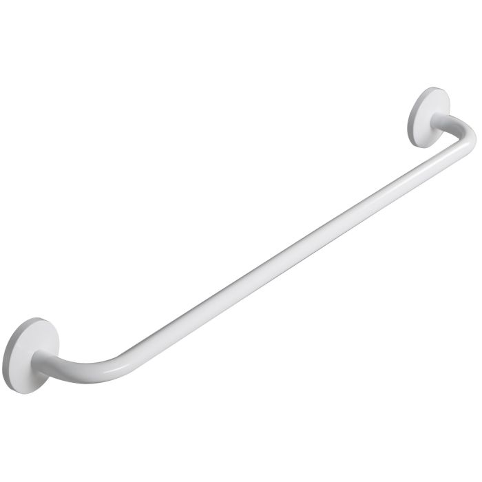 Porta Asciugamani 60 a Parete Acciaio Verniciato Bianco in Acciaio Verniciato e leghe metalliche Mod. One Duo Bianca main product photo