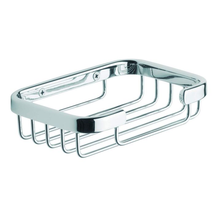 Porta Sapone a Filo a Parete Cromo in Ottone Cromato, Acciaio Inox, e materiali termoplastici Mod. One Hotellerie main product photo