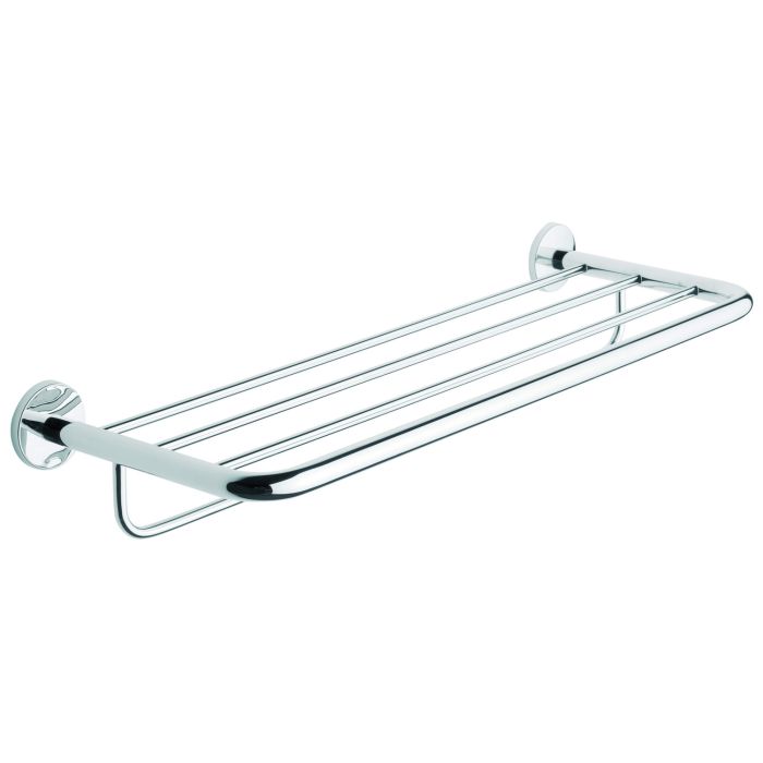 Porta Teli a Parete Cromo in Ottone Cromato, Acciaio Inox, e materiali termoplastici Mod. One Hotellerie main product photo