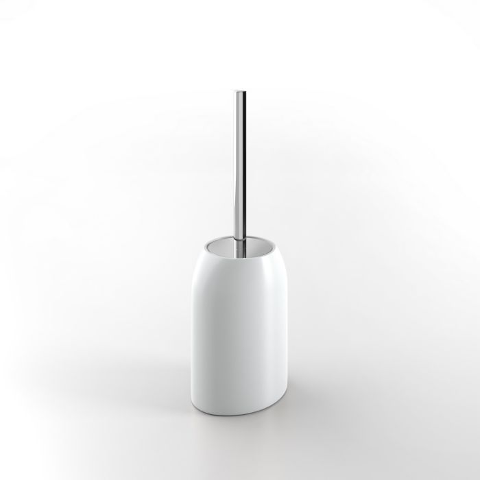 Porta Scopino da Appoggio Bianco in Porcellana Mod. Bird main product photo