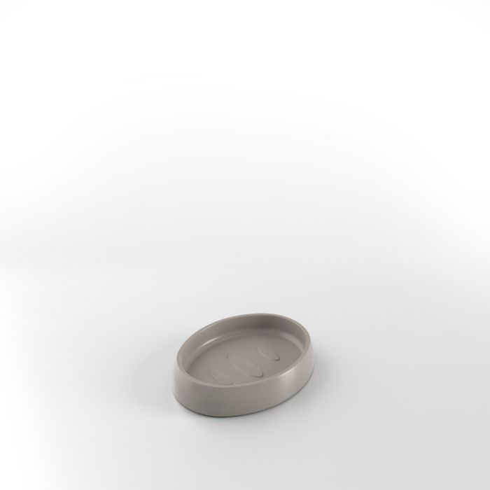 Porta Sapone da Appoggio Tortora in Porcellana Mod. Bird main product photo