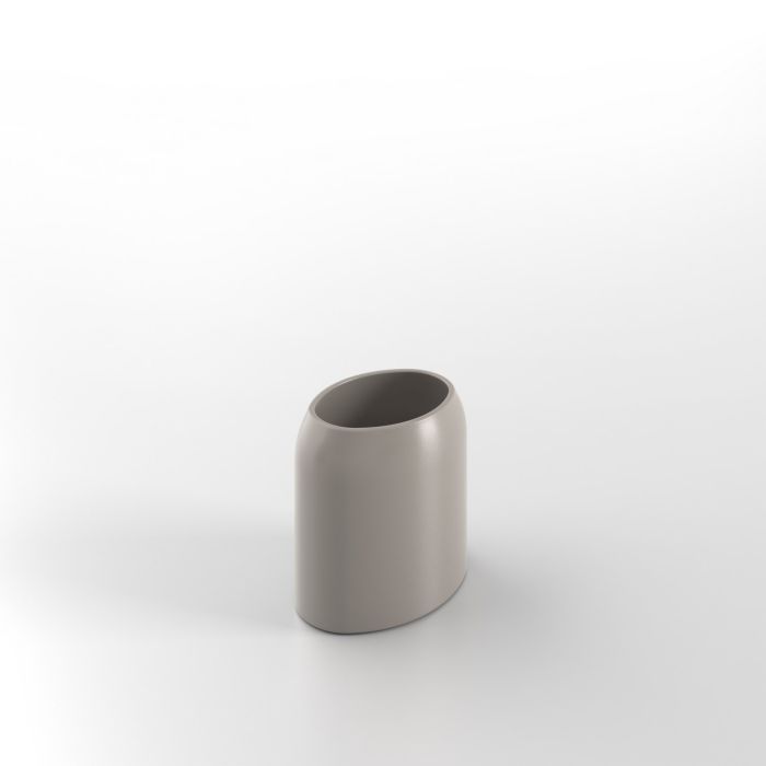 Porta Spazzolini da Appoggio Tortora in Porcellana Mod. Bird main product photo