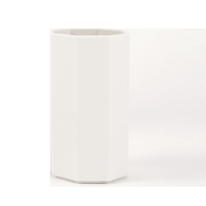 Porta Spazzolini da Appoggio Bianco Opaco in ABS Mod. Otto main product photo