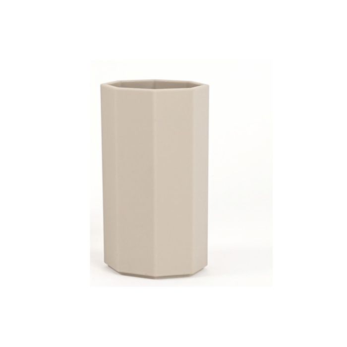 Porta Spazzolini da Appoggio Tortora Opaco in ABS Mod. Otto main product photo