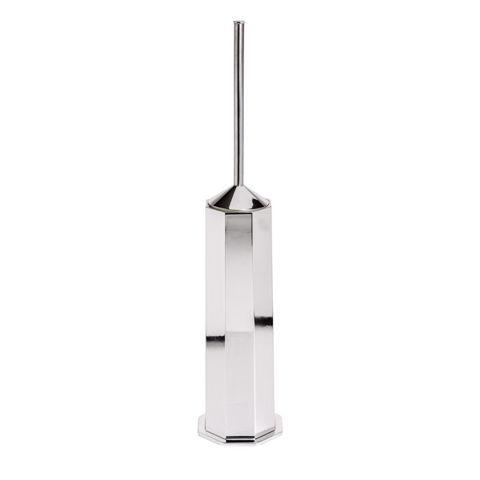 Porta Scopino da Appoggio Cromo in ABS Mod. Otto main product photo
