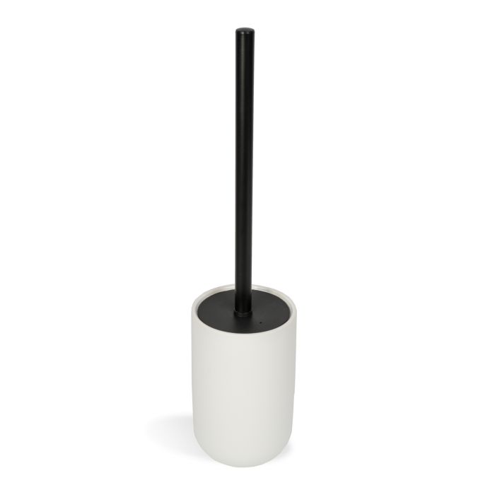 Porta Scopino da Appoggio Bianco Opaco in Ceramica Mod. Chloe main product photo