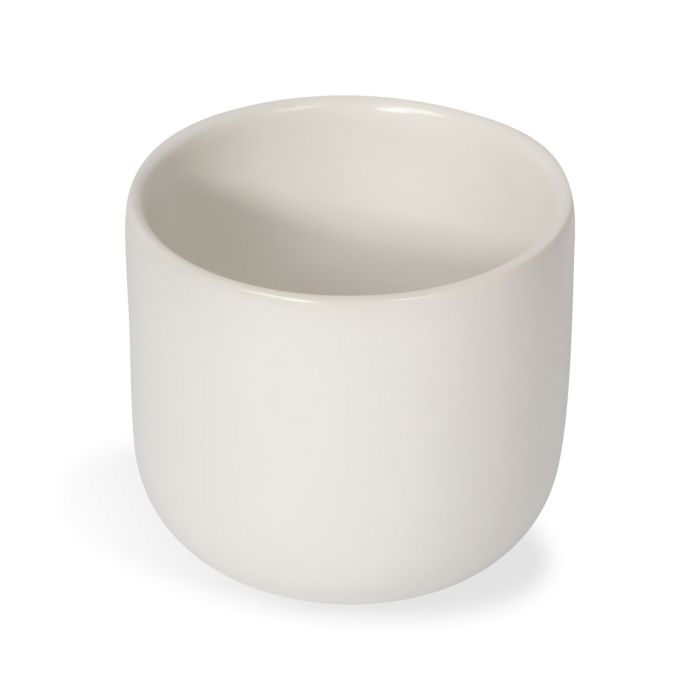 Porta Spazzolini da Appoggio Bianco Perla in Ceramica Mod. Clizia main product photo