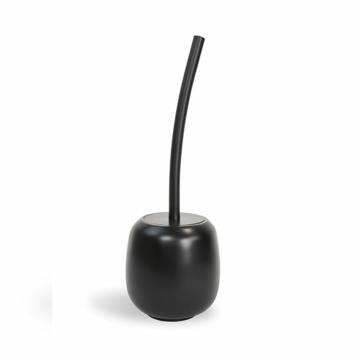Porta Scopino da Appoggio Nero Opaco in Poliresina Mod. Afra main product photo