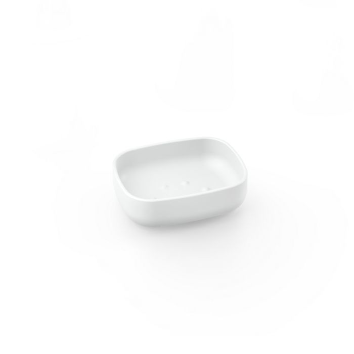 Porta Sapone da Appoggio Bianco in Resine Termoplastiche Mod. Pod main product photo