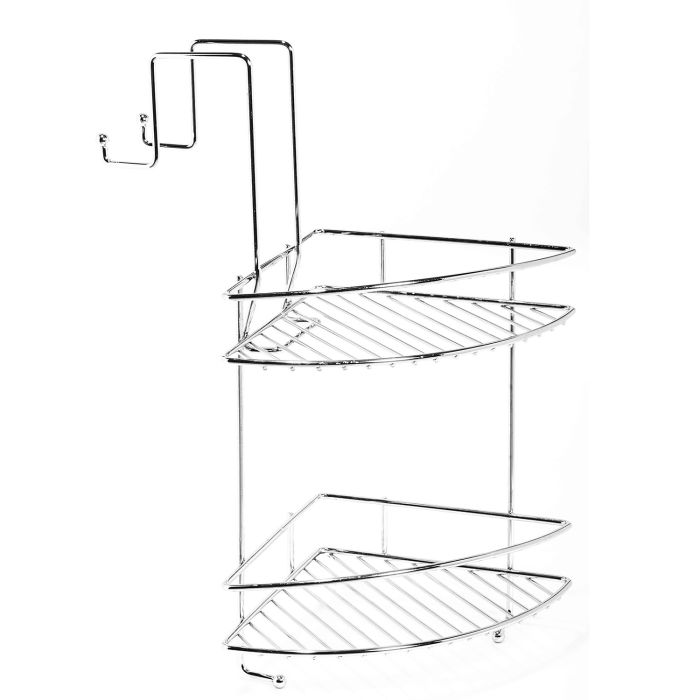 Cestello Doccia doppio ad Angolo Spider da Appendere Cromo in Acciaio Cromato Mod. New Chrome main product photo