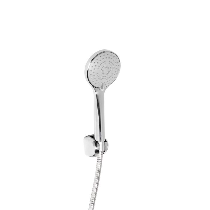 Minikit Doccetta con supporto a muro Cromo in ABS e Acciaio Inox Mod. main product photo