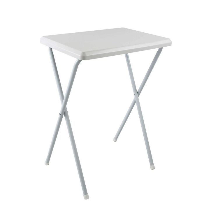 Tavolino pieghevole alto bianco in PVC 52x38 cm main product photo