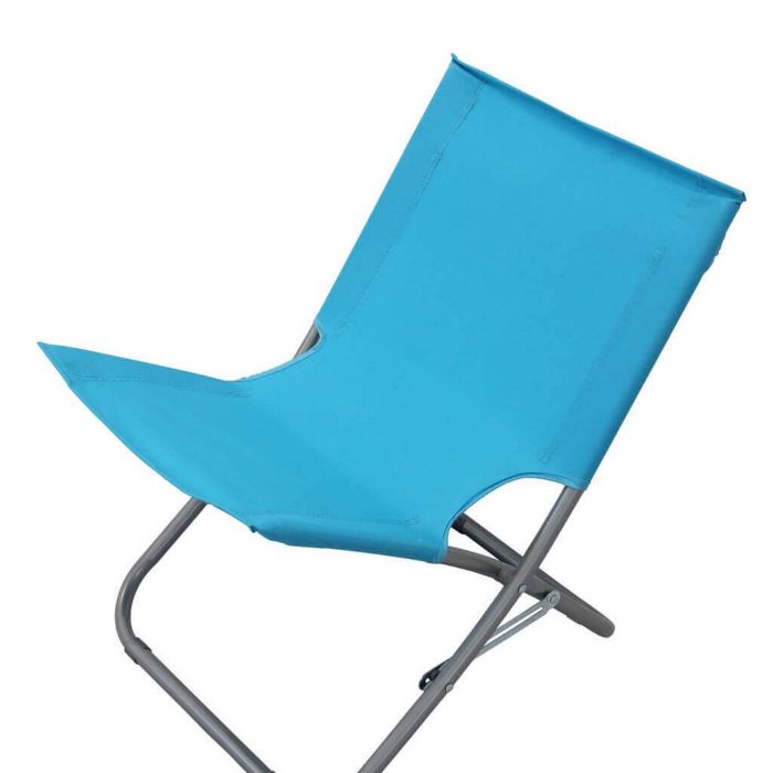Spiaggina pieghevole blu in acciaio mod. Steel Oxford main product photo