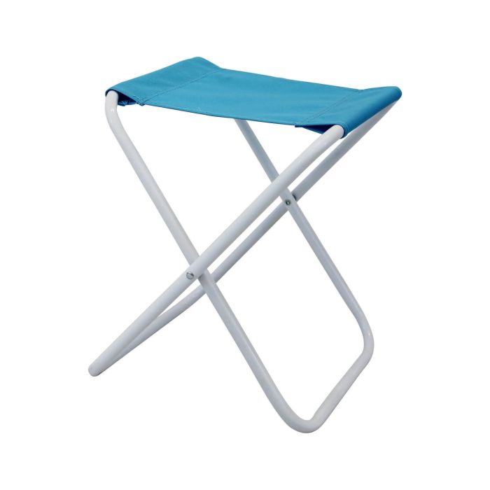 Sgabello pieghevole blu in acciaio 30x38x35h cm mod. Steel main product photo