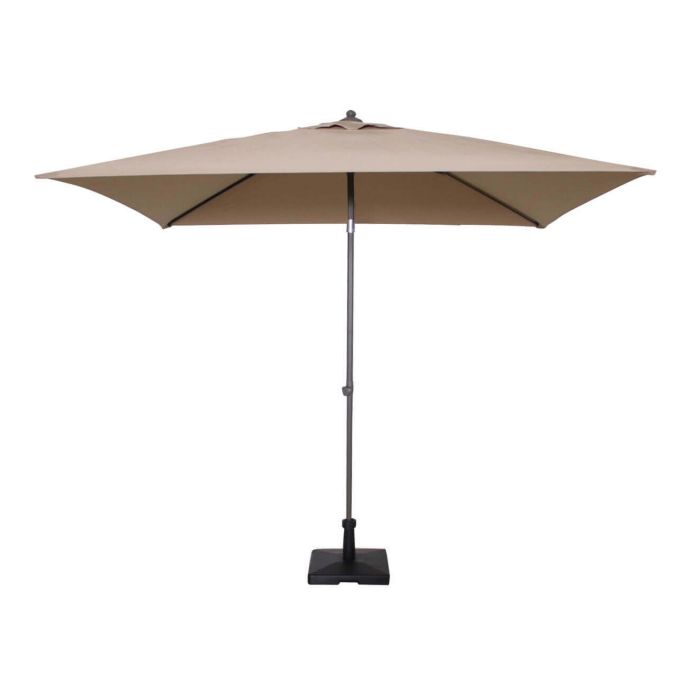 Ombrellone da giardino 2x3 in alluminio con telo in poliestere Taupe palo Taupe antivento mod. Nice main product photo