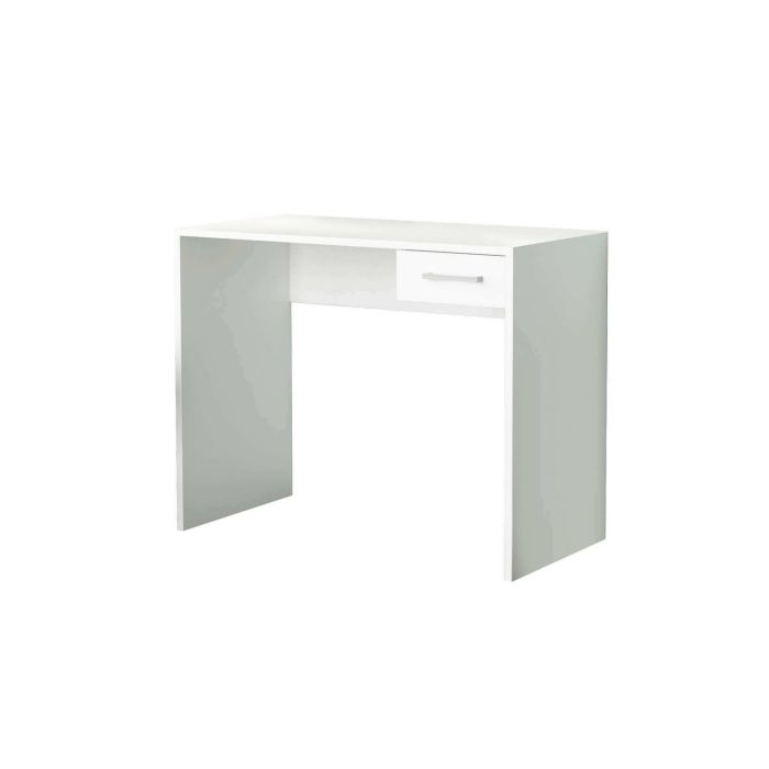 Scrivania porta PC con cassetto di forma Rettangolare di colore Bianco mod. Tom main product photo