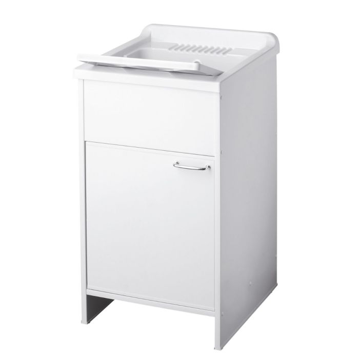 Lavatoio con mobile in PVC colore bianco 45x50 cm mod. Garden main product photo