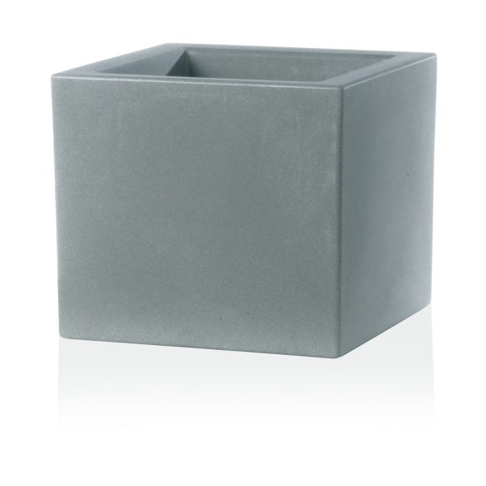 Vaso Quadrato colore Cemento 40x40 CM H 40 mod. Schio Cubo main product photo
