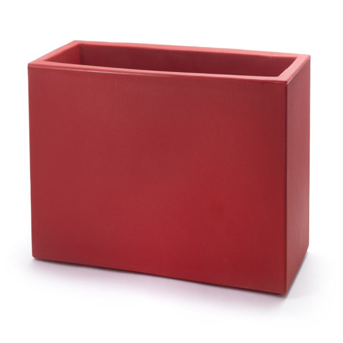 Fioriera Rettangolare colore Rosso Cardinale 115x50 CM H 50 mod. Schio Cassa main product photo