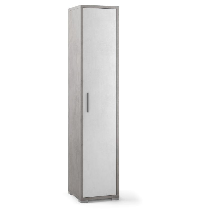 Colonna 1 anta 4 ripiani h 182 cm colore Ossido Bianco main product photo