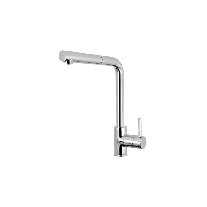 Miscelatore lavello cucina con doccetta estraibile cromato mod. Trend main product photo