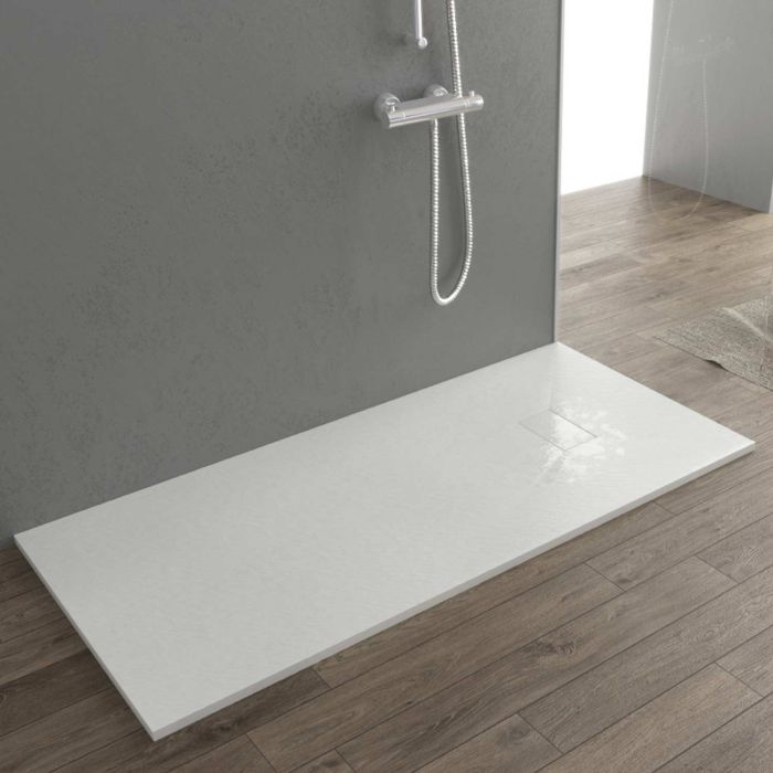 Piatto Doccia 80x80x2,5 cm Bianco Glasstone mod. Stein main product photo