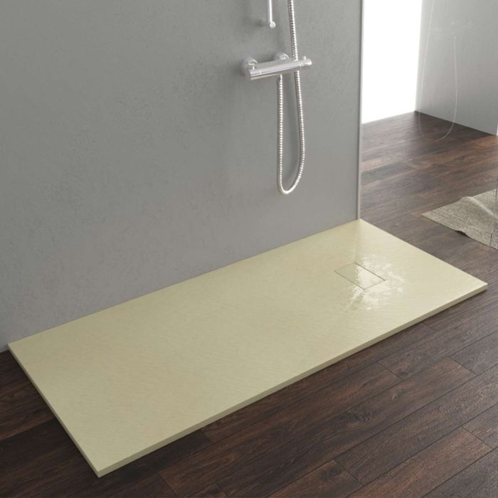 Piatto Doccia 80x140x2,5 cm Avorio Glasstone mod. Stein main product photo