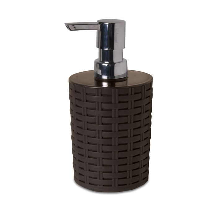 Dispenser Sapone da appoggio wengè mod. Rattan main product photo