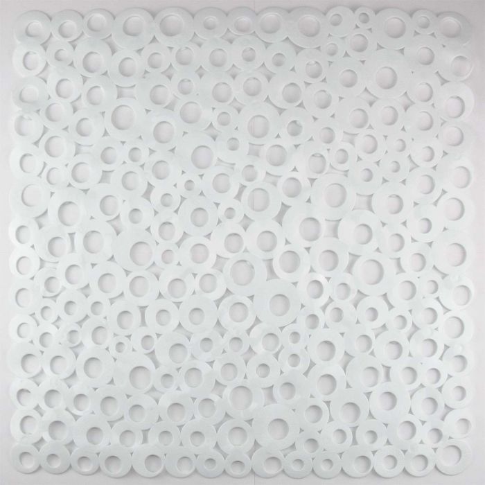 Tappetino doccia bianco quadrato 52x52 CM mod. Ring main product photo