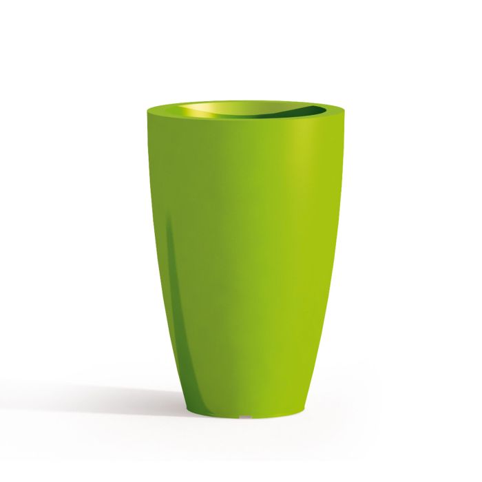 Vaso Parodia Resina Tondo Verde H50 Ø 33Cm main product photo