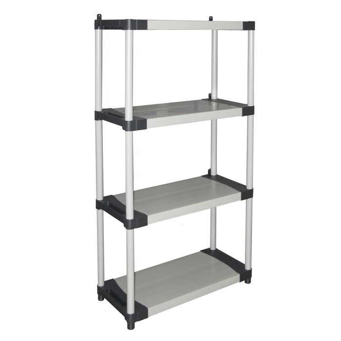 Scaffale modulare in resina quattro ripiani da 80 cm 80x40x85 main product photo