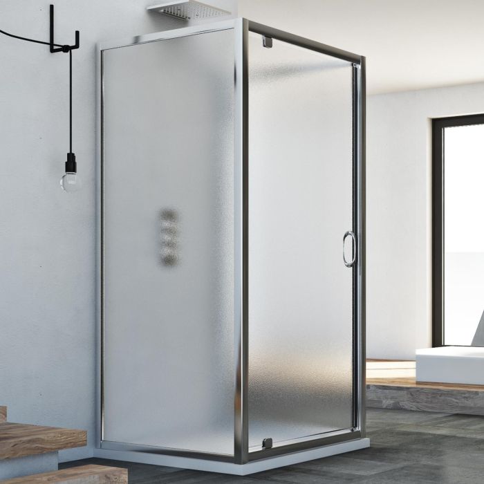 Box Doccia 3 lati 70x100x70 AP. 100 CM H185 stampato C mod. Sintesi TRIO 1 Anta main product photo
