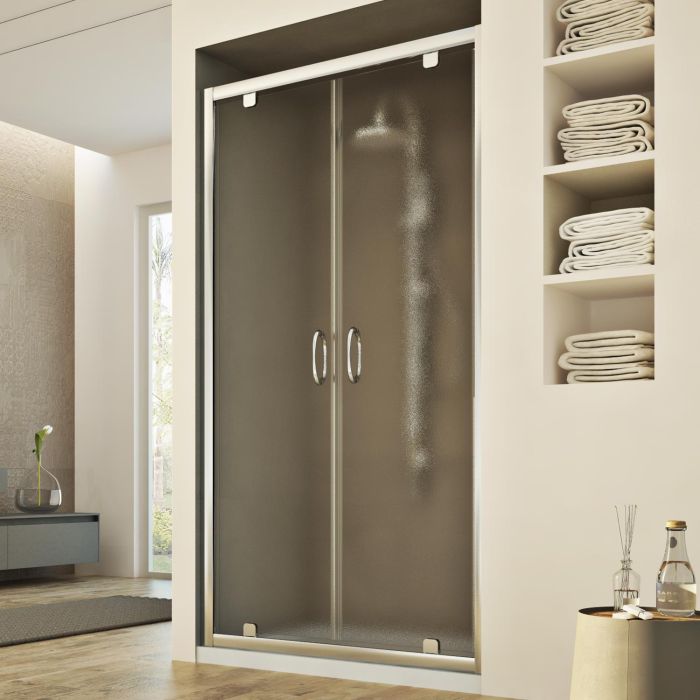 Porta Doccia 130CM H185 stampato C mod. Sintesi 2 Ante main product photo