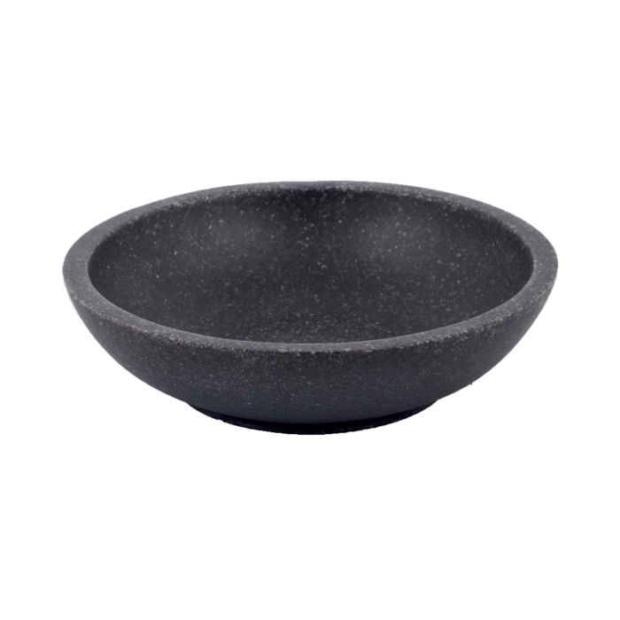 Porta Sapone Da Appoggio col. grigio in poliresina mod. Afra main product photo