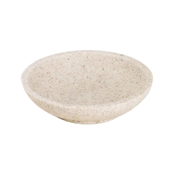Porta Sapone Da Appoggio col. sabbia in poliresina mod. Afra main product photo