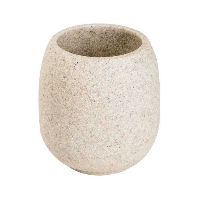 Porta Spazzolini Da Appoggio col. sabbia in poliresina mod. Afra main product photo