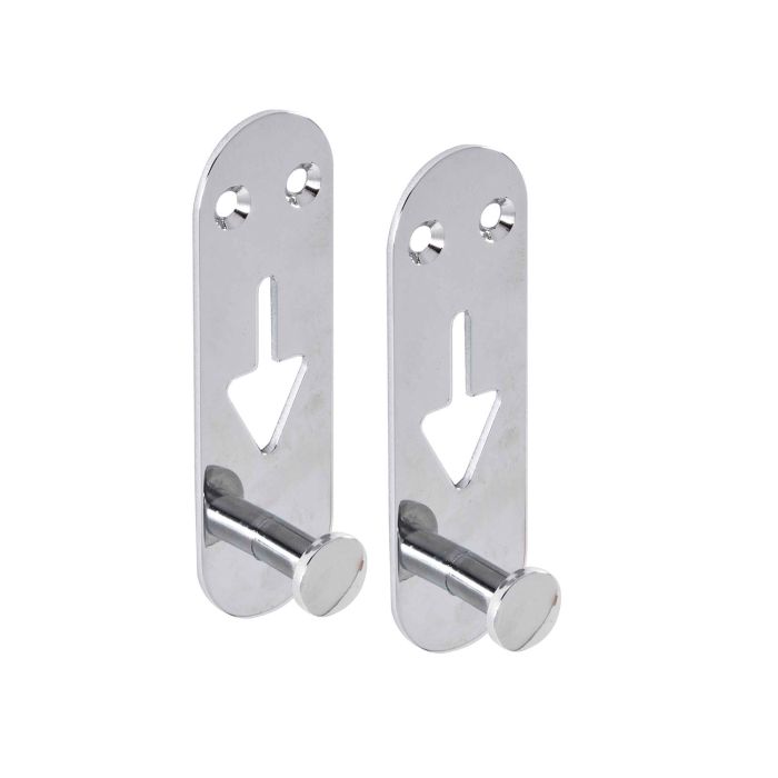 Coppia di appendiabiti cromo mod. Arrow main product photo