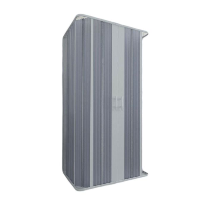 Box Doccia a 3 Lati in PVC 80x80x80CM H185 a soffietto con Apertura Centrale colore Bianco mod. Flex main product photo
