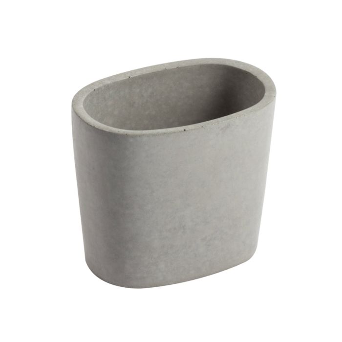 Porta Spazzolini Da Appoggio col. grigio in cemento mod. Horus main product photo
