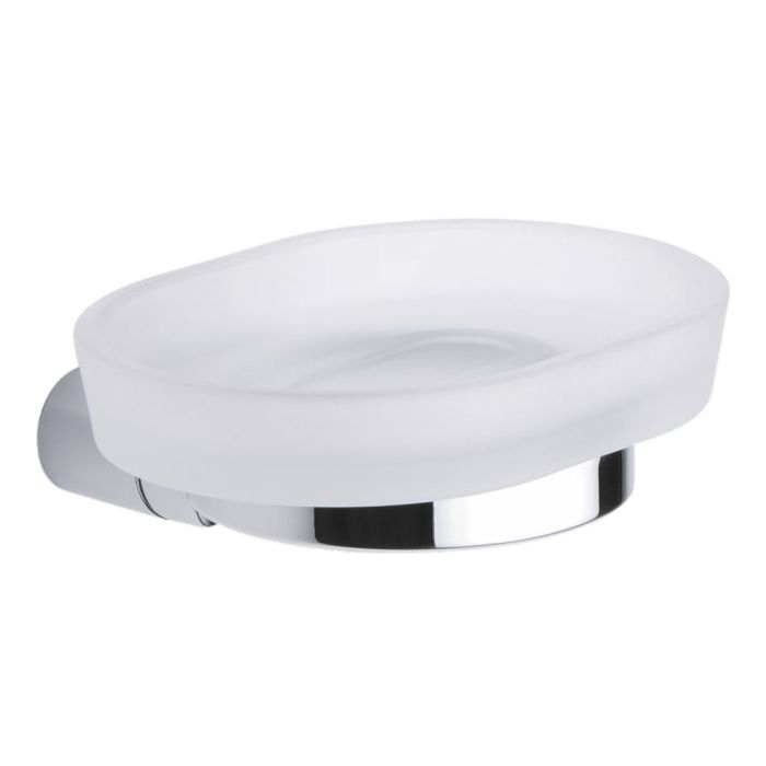 Porta sapone in vetro e ottone mod. Mida main product photo