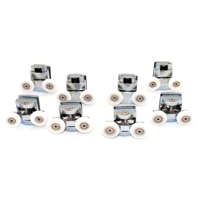 Kit 8 pz cuscinetti di ricambio vetro box doccia anta scorrevole Arkansas main product photo