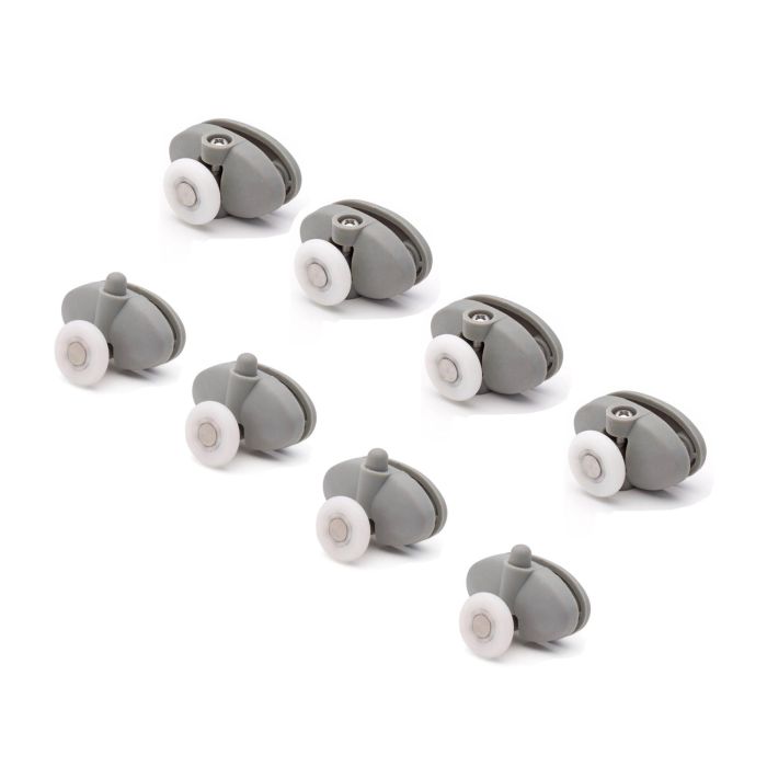 Kit 8 pz cuscinetti di ricambio vetro box doccia anta scorrevole Obi 1 main product photo