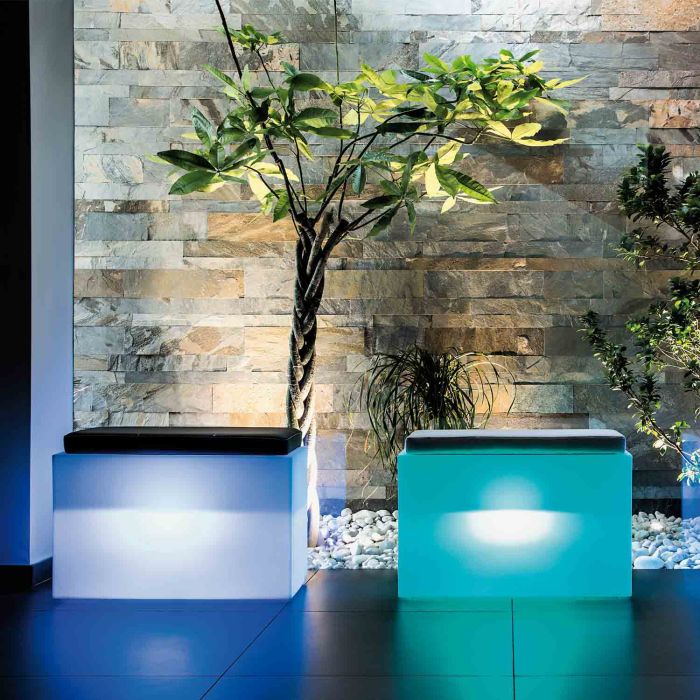Panchetta In Resina mod. Roomy Rettangolare con Led main product photo