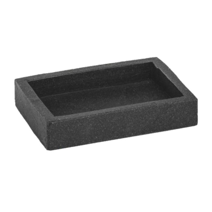 Porta Sapone Da Appoggio col. ardesia in poliresina mod. Syl main product photo