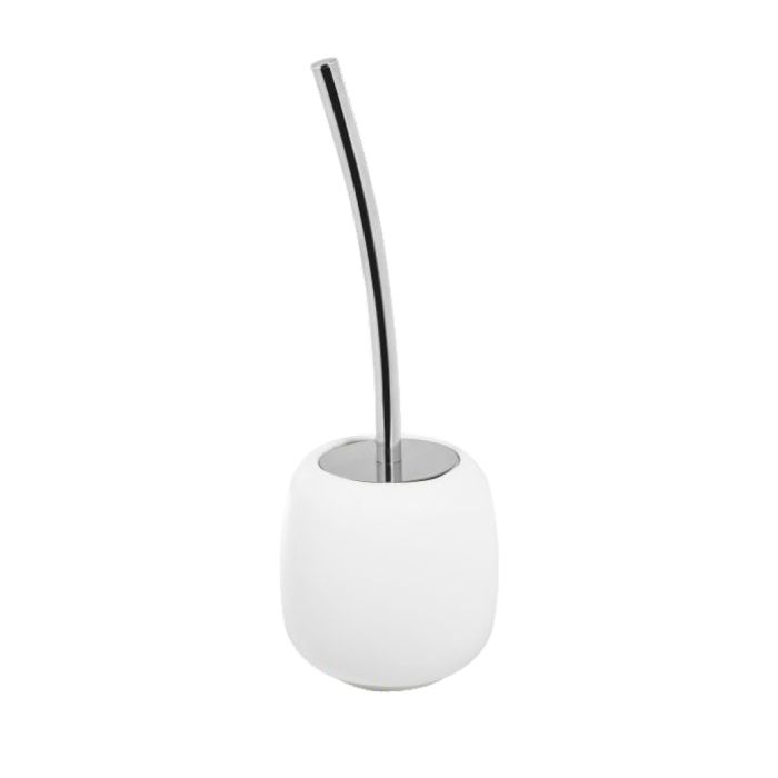 Porta Scopino Da Terra col. bianco in poliresina mod. Afra main product photo