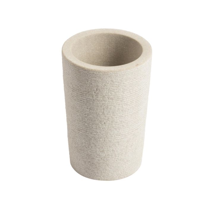 Porta Spazzolini Da appoggio in pietra silicea mod. Nubia main product photo